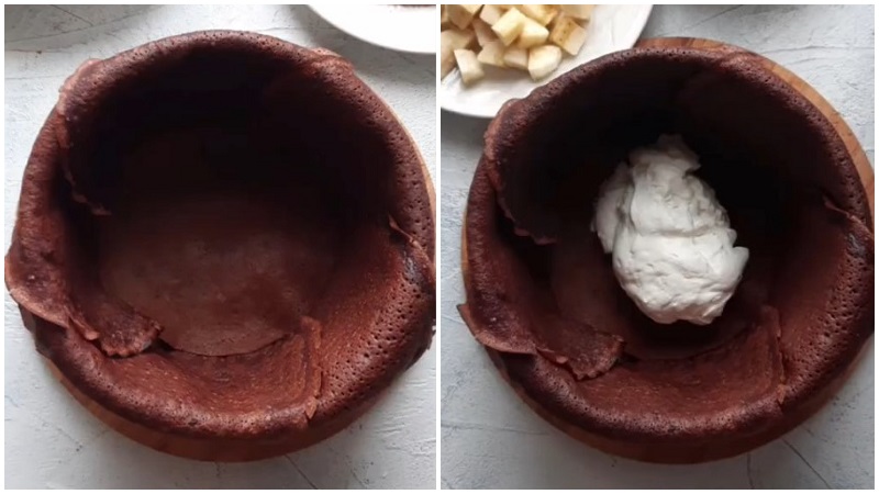 Блинный торт с заварным кремом – рецепт с фото пошагово