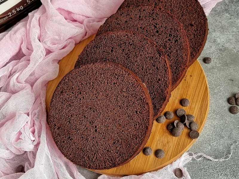 Шоколадный бисквит для Пирожного Эскимо на палочке