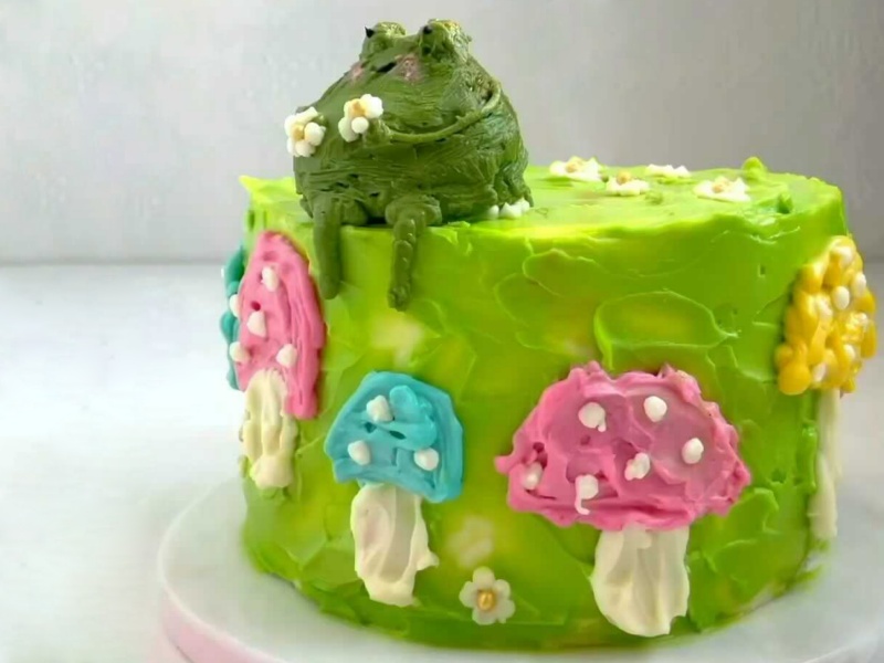 Морковный бенто торт рецепт frog cake