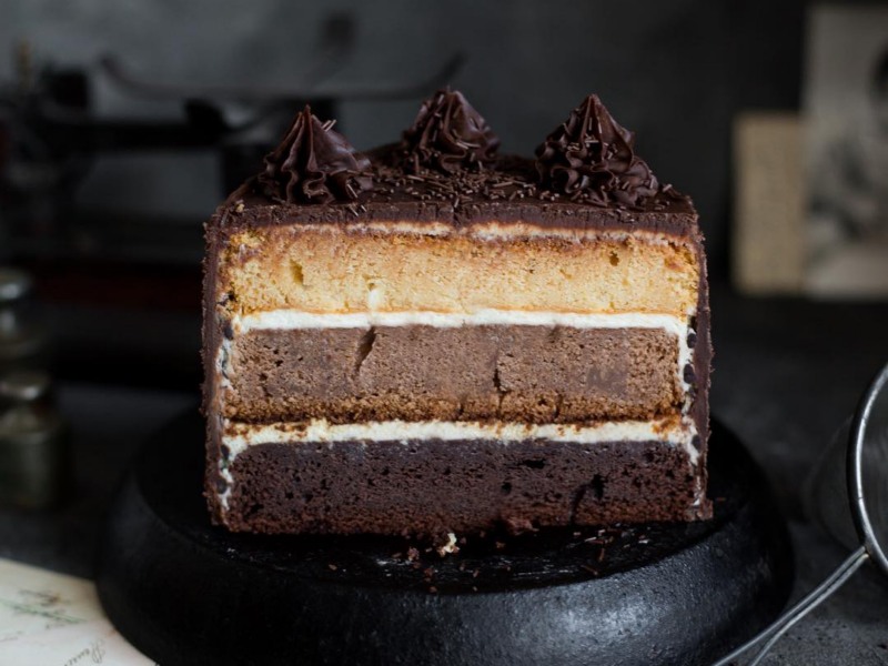 Торт с 3 шоколада рецепт с фото пошагово