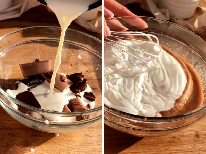 как сделать муссовый шоколадный торт