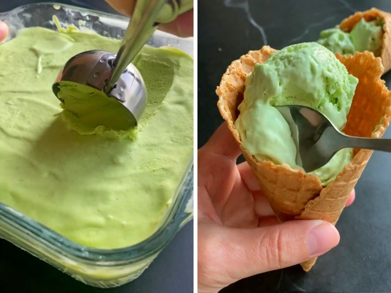 мороженое из авокадо рецепт