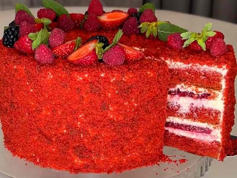 Торт Красный бархат рецепт в домашних условиях