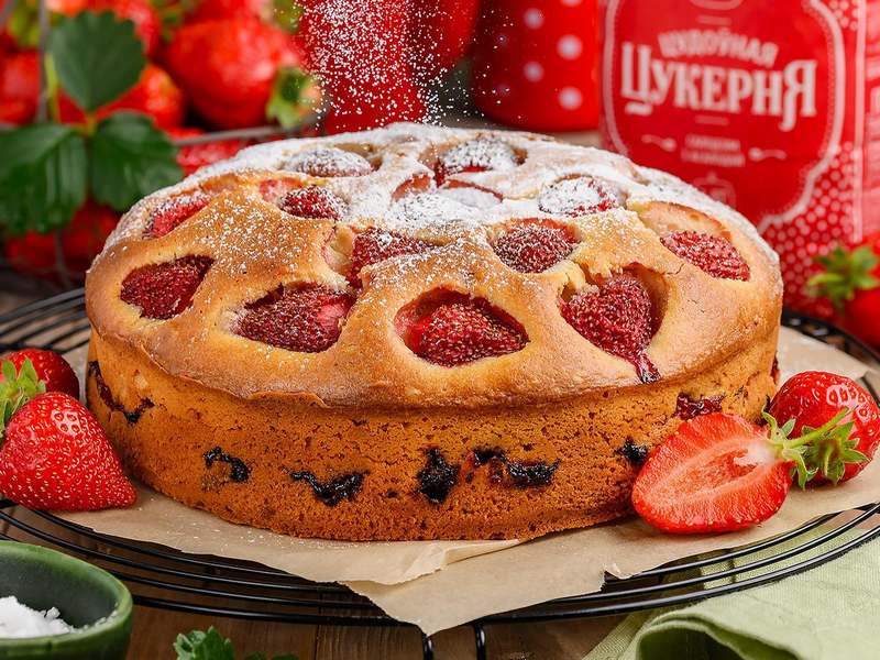 Пироги с клубникой, рецепты с фото: 70 рецептов с пирогов с клубникой на сайте sunnyhair.ru